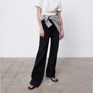ZARA Wide Leg Full Length Jeans